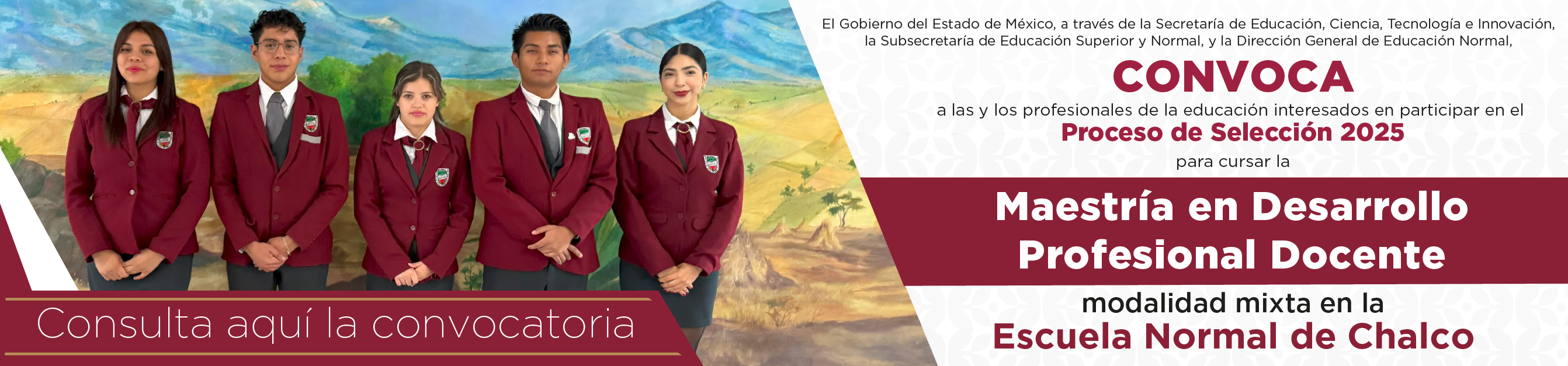 Convocatoria Maestría Desarrollo Profesional