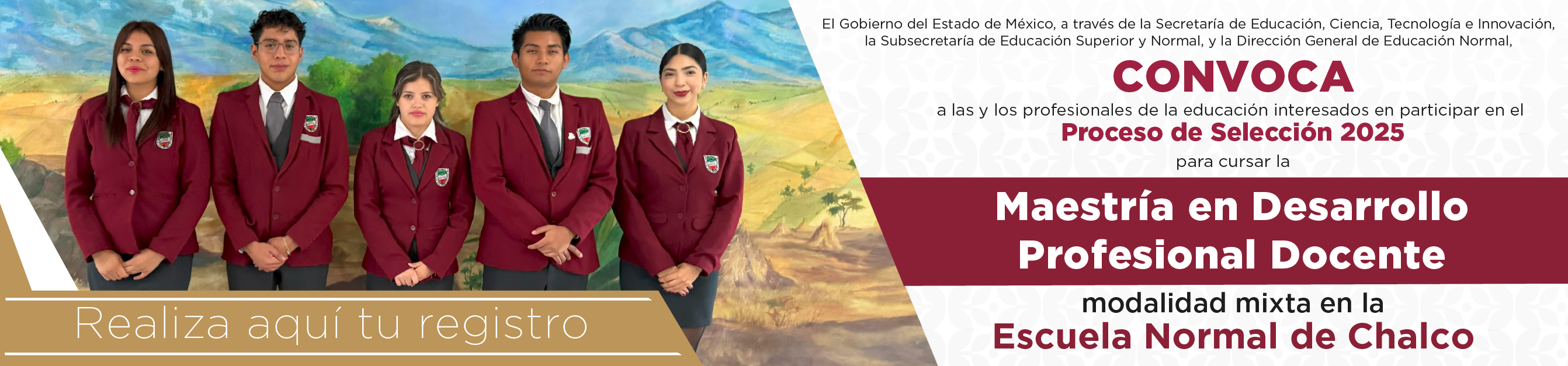 Registro Maestría Desarrollo Profesional