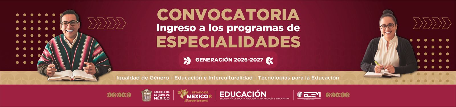 Convocatoria al Programa de Especialidades ISCEEM