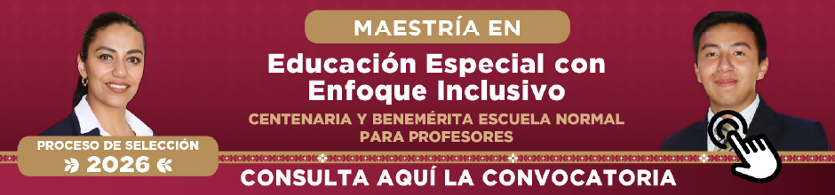 Convocatoria Maestría Educación Especial 